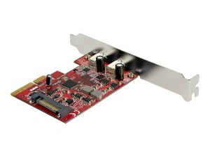 StarTech.com PCIe USB 3.1 Card, 2x USB C 3.1 Gen 2...