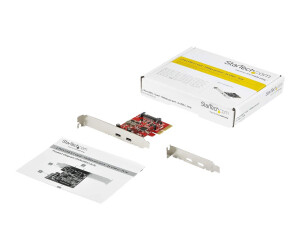StarTech.com PCIe USB 3.1 Card, 2x USB C 3.1 Gen 2...