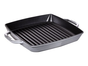 Zwilling grill pan induction square 28cm graphite gray