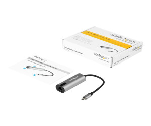 StarTech.com US2GC30 USB LAN Adapter (USB-C auf Gigabit Network / RJ45 Adapter, 2.5 GBASE-T)