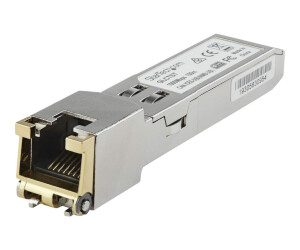 Startech.com SFP1GTEMCST transceiver module (SFP modules, 1000Base-T Dell EMC compatible, copper, RJ-45 copper with DDM)