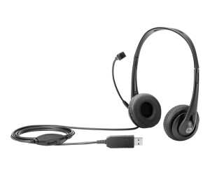 HP Headset - On -ear - wired - USB - Black Jack