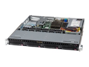 Supermicro up super server 510t -m - server - rack assembly - 1U - 1 -way - no CPU - RAM 0 GB - SATA - Hot -Swap 8.9 cm (3.5 ")