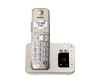 Panasonic KX -TGE260 - cordless phone - answering machine with phone number/knocking function