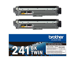 Brother TN241BK - 2 -pack - black - original