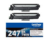 Brother TN247BK Twin - 2 -pack - high productivity