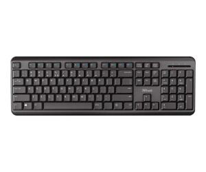 Trust TK -350 - keyboard - wireless - 2.4 GHz