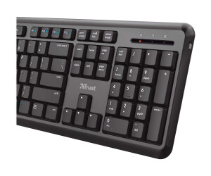Trust TK-350 - Tastatur - kabellos - 2.4 GHz