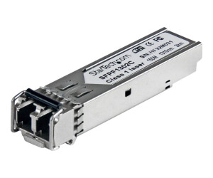 StarTech.com Cisco kompatibles 100MBit/s SFP Transceiver Modul MM LC - Mini-GBIC bis 2Km - LWL / Glasfaser Transceiver mit DDM 1310nm - SFP (Mini-GBIC)-