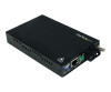 StarTech.com 10/100 Mbit/s Ethernet Single Mode LWL / Glasfaser SC Medienkonverter 30 km