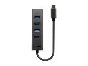 Lindy Hub - 4 x USB 3.2 Gen 2 - Desktop