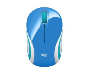 Logitech M187 - Mouse - Visually - Wireless - 2.4 GHz - Wireless recipient (USB)