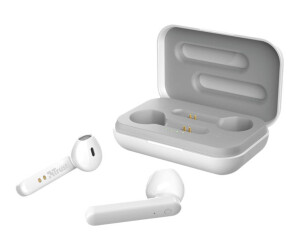 Trust Prust Primo - headphones - in the ear - calls & music - white - binaural - touch