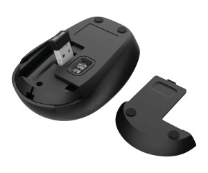 Trust TM-200 Compact - Maus - rechts- und linkshändig - optisch - 3 Tasten - kabellos - 2.4 GHz - kabelloser Empfänger (USB)