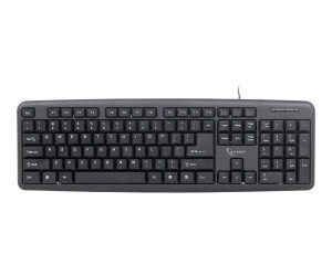 Gembird KB -U -103 - keyboard - USB - USA - Black
