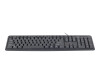 Gembird KB-U-103 - Tastatur - USB - USA - Schwarz