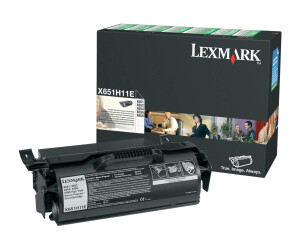 Lexmark high product - black - original