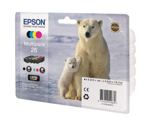 Epson 26 Multipack - 4er-Pack - Schwarz, Gelb, Cyan, Magenta