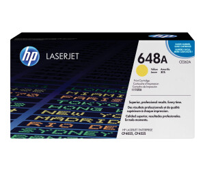 HP 648A - Gelb - original - LaserJet - Tonerpatrone (CE262A)