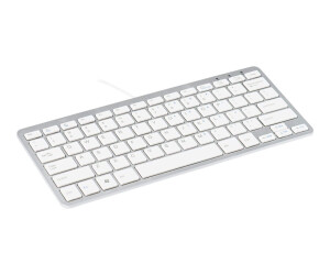 R-Go Compact Tastatur, QWERTZ (DE), weiß, drahtgebundenen