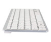 R-Go Compact Tastatur, QWERTZ (DE), weiß, drahtgebundenen