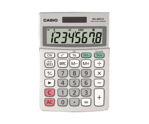 Casio MS-88ECO - Desktop-Taschenrechner - 8 Stellen