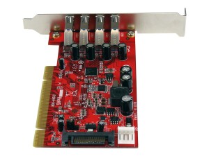 StarTech.com 4 Port USB 3.0 PCI Schnittstellenkarte - PCI...