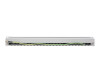 Intellinet 24-Port Cat6a Patchpanel, geschirmt, 24 Ports, FTP, 1 HE, Klemmleisten mit 90 Grad abgewinkelten Kabeleinführungen, grau - Patch Panel - CAT 6a - FTP - RJ-45 X 24 - Grau - 1U - 48.3 cm (19")