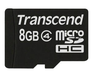 Transcend Flash-Speicherkarte - 8 GB - Class 4