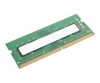 Lenovo DDR4 - Module - 32 GB - So Dimm 260 -PIN - 3200 MHz / PC4-25600 - 1.2 V - Unlocated - Non -ECC - CRU - Green - For ThinkCentre M70A; M70Q; M80Q; M90A; M90Q; ThinkPad E14 Gen 2; E15 Gen 2; L14 Gen 1; L15 Gen 1; P1 (3rd gen)