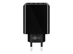 Goobay Netzteil - 30 Watt - 3 A - 4 Ausgabeanschlussstellen (4 x USB)