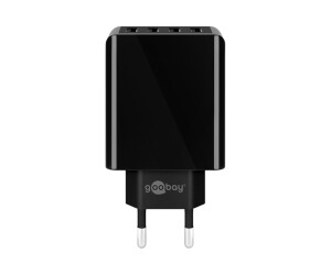Goobay Netzteil - 30 Watt - 3 A - 4 Ausgabeanschlussstellen (4 x USB)