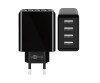 Goobay Netzteil - 30 Watt - 3 A - 4 Ausgabeanschlussstellen (4 x USB)