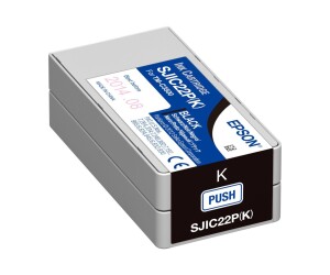Epson Sjic22P (K) - black - original - ink cartridge