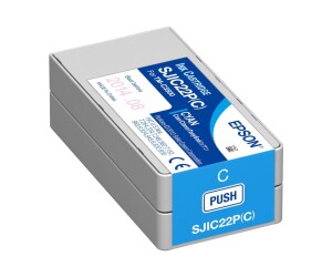 Epson Sjic22P (C) - Cyan - Original - ink cartridge