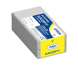 Epson Sjic22p (y) - yellow - original - ink cartridge