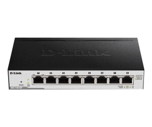 D-Link EasySmart Switch DGS-1100-08P - V2 - Switch - Smart - 8 x 10/100/1000 (PoE)