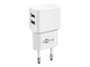 Goobay Dual USB charger - Netzteil - 12 Watt - 2.4 A - 2...