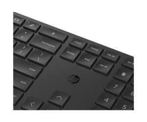 HP 650 - keyboard and mouse set - wireless - German