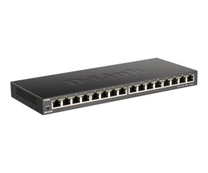 D -Link DGS 1016S - Switch - Unmanaged - 16 x 10/100/1000