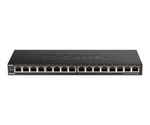 D-Link DGS 1016S - Switch - unmanaged - 16 x 10/100/1000