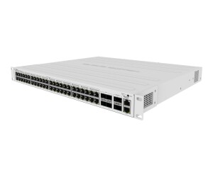 MikroTik CRS354-48P-4S+2Q+RM - Switch - L3 - 48 x 10/100/1000 (PoE+)