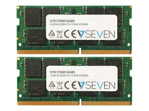 V7 DDR4 - kit - 16 GB: 2 x 8 GB - SO DIMM 260-PIN