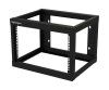 Startech.com 6he 19 inch wall network rack - 2 posts, 48cm deep with an open frame, for AV/IT/communication/patch panel - with cage nuts, screws and Velcro - Cisco 2960 (RK619Wallo)