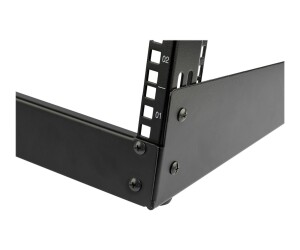 StarTech.com 4HE 19 Zoll Tisch Rack mit offenem Rahmen - 2 Pfosten, freistehendes Netzwerk Rack für Patch Panel/AV/IT/Studio Ausrüstung, 30kg Tragkraft mit Käfig Muttern/Schrauben (RK4OD)