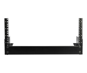 StarTech.com 4HE 19 Zoll Tisch Rack mit offenem Rahmen - 2 Pfosten, freistehendes Netzwerk Rack für Patch Panel/AV/IT/Studio Ausrüstung, 30kg Tragkraft mit Käfig Muttern/Schrauben (RK4OD)