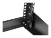 StarTech.com 4HE 19 Zoll Tisch Rack mit offenem Rahmen - 2 Pfosten, freistehendes Netzwerk Rack für Patch Panel/AV/IT/Studio Ausrüstung, 30kg Tragkraft mit Käfig Muttern/Schrauben (RK4OD)