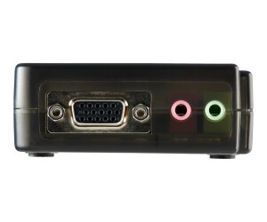 StarTech.com 4 Port VGA / USB KVM Switch inkl. Kabel und Audio