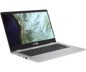ASUS Chromebook 14" FHD silber Celeron N3350 8GB/64G eMMC ChromeOS - Notebook - Celeron