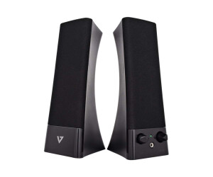 V7 SP2500 - Lautsprecher - für PC - USB - 10 Watt...